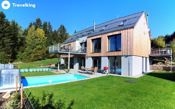 Ubytování v Jižních Čechách s venkovním bazénem - Apartmán A8 - Green Stone Lipno