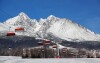 Tatranská Lomnica nabízí krásné i obtížnější lyžování pod Lomnickým sedlem