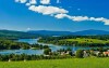 Jezero Lipno leží přímo u pensionu