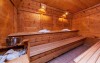 V sauně se příjemně prohřejete