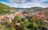 Panorama Karlovy Vary, lázeňské město