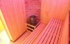 K dispozici je také sauna a relaxační lehátka