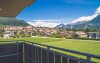 Výhled z balkónu, Hotel B612 ***, Levico Terme, Itálie
