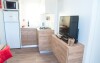 Kuchyně v Superior lux mobile home v Big Bear Resortu