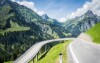 Silnice v horách, rakouské Alpy, Dolní Rakousko