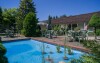 Letní terasa s bazénem, Ferienhotel Markersbach ***, Německo