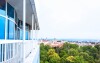 Výhľad na Olomouc z horných poschodí Hotela Flora ***