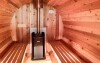 K dispozícii je aj dubová fínska sauna