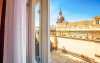 Balkon s parádním výhledem, Hotel Amarilis ****, Praha