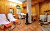 Sauna a ležadlá v Hoteli Amstel *** Györ Maďarsko