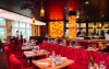Restaurace, Trihotel Rostock, Rostock, Německo