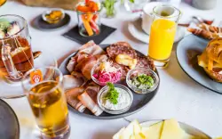 Reštaurácia, Boutique Hotel Bruggwirt ****, Tirolsko