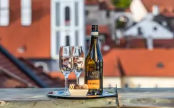 Terasa a Prosecco, Hotel Peregrin *** v Českom Krumlove