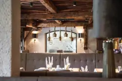 Rustikální restaurace, Wellness & Vital-Hotel Erica ****, Deutschnofen, Itálie