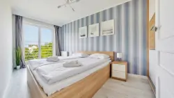 Svetlá spálňa, Residence - Apartmány Sun & Snow Jastrzębia Góra, Jastrzębia Góra, Poľsko