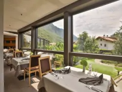 Étterem, theiner's garten **** biohotel, Gargazzone BZ, Olaszország