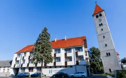 Hotel a věž, Harangtorony szálló, Kőszeg, Maďarsko