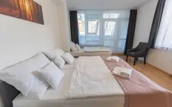 Pokoj s postelí, Harangtorony szálló, Kőszeg, Maďarsko