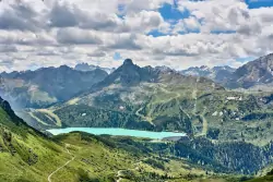 Horské jazero, Hotel Büntali Galtür ****, Galtür, Rakúsko