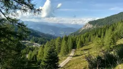 Lesný chodník, Almresort Nassfeld Gartnerkofel, Hermagor, Rakúsko