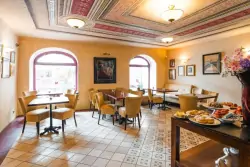 Snídaňový salonek, Hotel Krčínův Dům ****, Český Krumlov, Česko