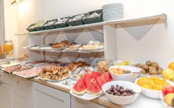 Raňajky formou bufetu, Relais Vecchio Maso, Trento