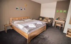 Interiéry zrekonstruovaných pokojů, Penzion Zaječák, Zaječí