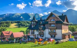 Belianské Tatry: Ždiar v oceněném Wellness Penziónu Strachan *** s wellness, polopenzí a aktivitami + drink