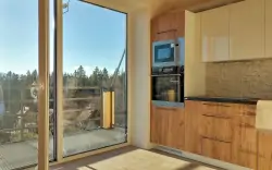 Vybavený kuchyňský kout, Apartmány BD Lipno nad Vltavou