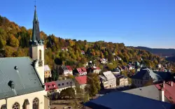Krušné hory blízko kúpeľov a turistických cieľov: Jáchymov v Hoteli Orix s raňajkami + úschovňa bicyklov
