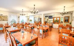 Étterem, Apartmány Pulse, Bellegszencse, Szlovákia