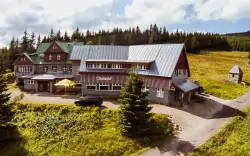 Krkonošský národní park: Pobyt ve Špindlerově Mlýně v Horské chatě Sedmidolí s polopenzí + dětské hřiště