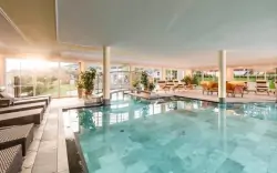 Vnitřní bazén, Wellness & Vital-Hotel Erica ****, Deutschnofen, Itálie