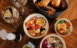 Restaurace, Silent Villas, Laa an der Thaya, Rakousko