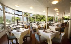 Éttermek kilátással, Hotel Rely ***, Brenzone sul Garda, Olaszország