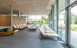 Pihenőágyak, Spreewald Therme, Burg, Németország