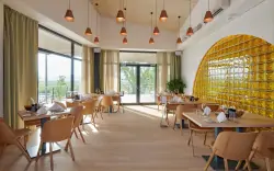 Reštaurácia, Neuer Strand Guesthouses pri Neziderskom jazere, Breitenbrunn am Neusiedler See, Rakúsko