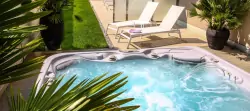 Kültéri pezsgőfürdő, City Hotel Merano ****, Merano, Olaszország