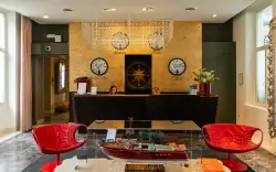 Recepció, Hotel Araba Fenice ****, Iseo, Észak-Itália