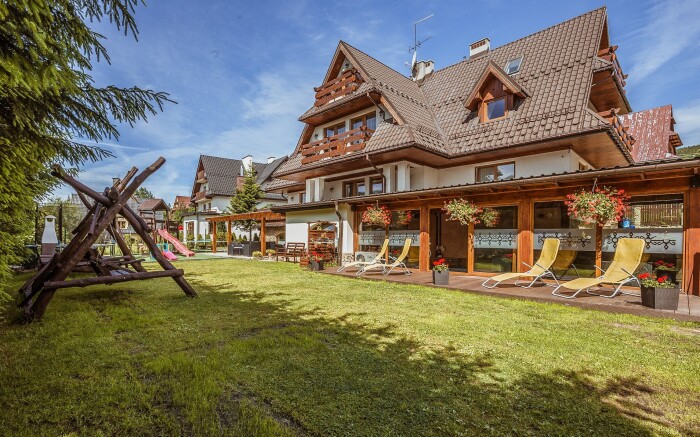 Zakopane: Wellness üdülés lengyelországi Willa Baciarkában reggelivel és játszótérrel