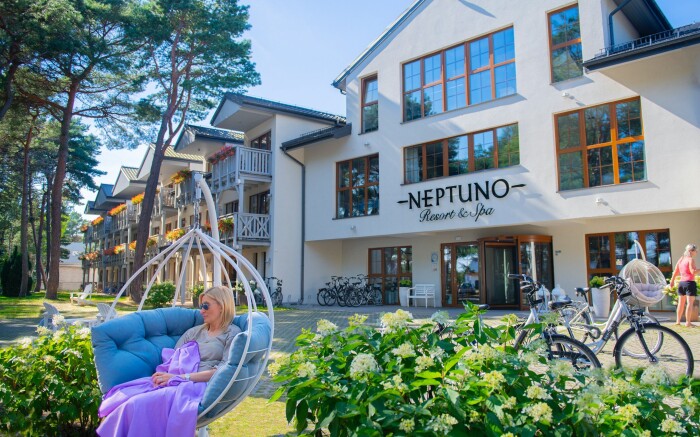 Baltské more na pláži: Neptuno Resort & Spa **** s polpenziou, neobmedzeným wellness a vyžitím pre deti