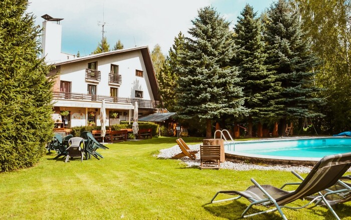 CHKO Železné hory v Penzióne U Čtyřlístku s pivným kúpeľom + konzumácia piva a privátne wellness so sektom