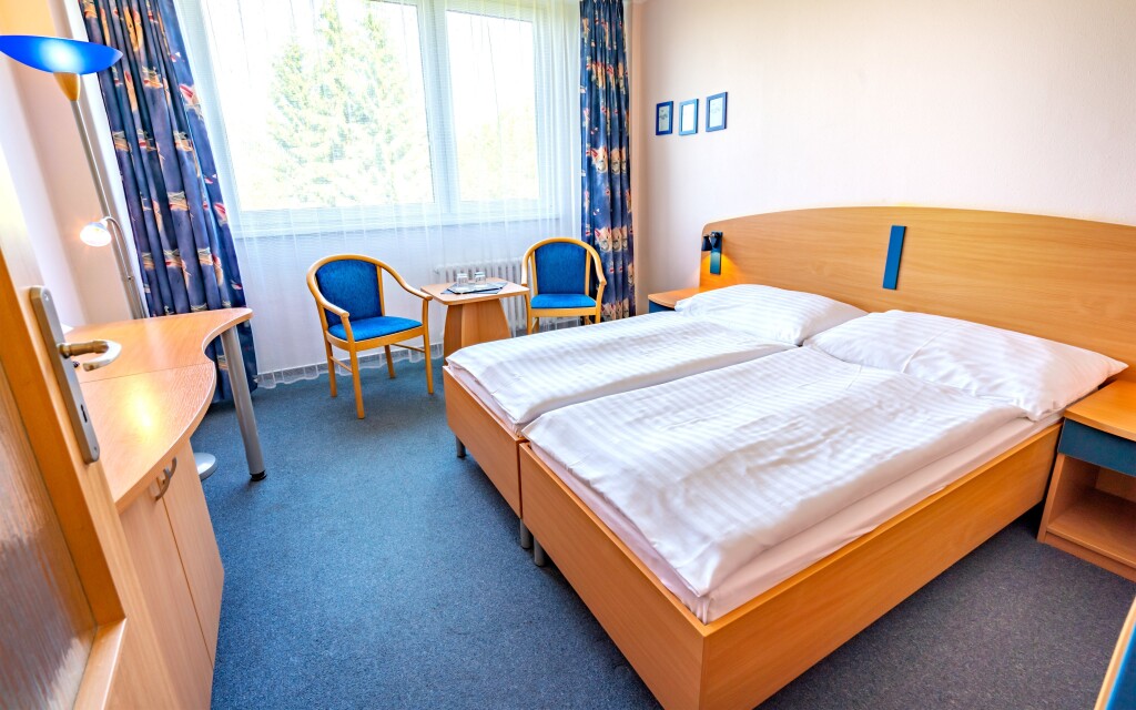 Útulné pokoje, Hotel Harmonie ***, lázně Luhačovice