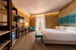 Moderní hotelový pokoj, Hotel Firenze ****, Verona, Itálie