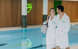 Vnútorný bazén, BERGlässig Hotel Bodenmais ****, Bodenmais, Nemecko