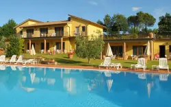 Bazén, Fattoria degli Usignoli ****, Toskánsko, Itálie