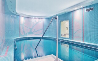 A wellnessrészlegben úszómedence, szauna és kezelések várják a vendégeket.