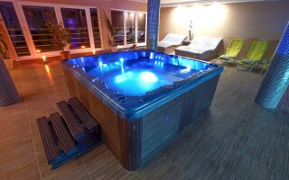 Vířivka ve wellness penzionu Maxim *** Bojnice Slovensko