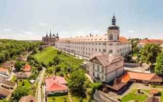 Kutná Hora a pohled na Vilu u Varhanáře