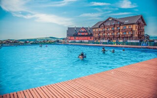 Venkovní bazén, Tatragolf Mountain Resort ****, Vysoké Tatry